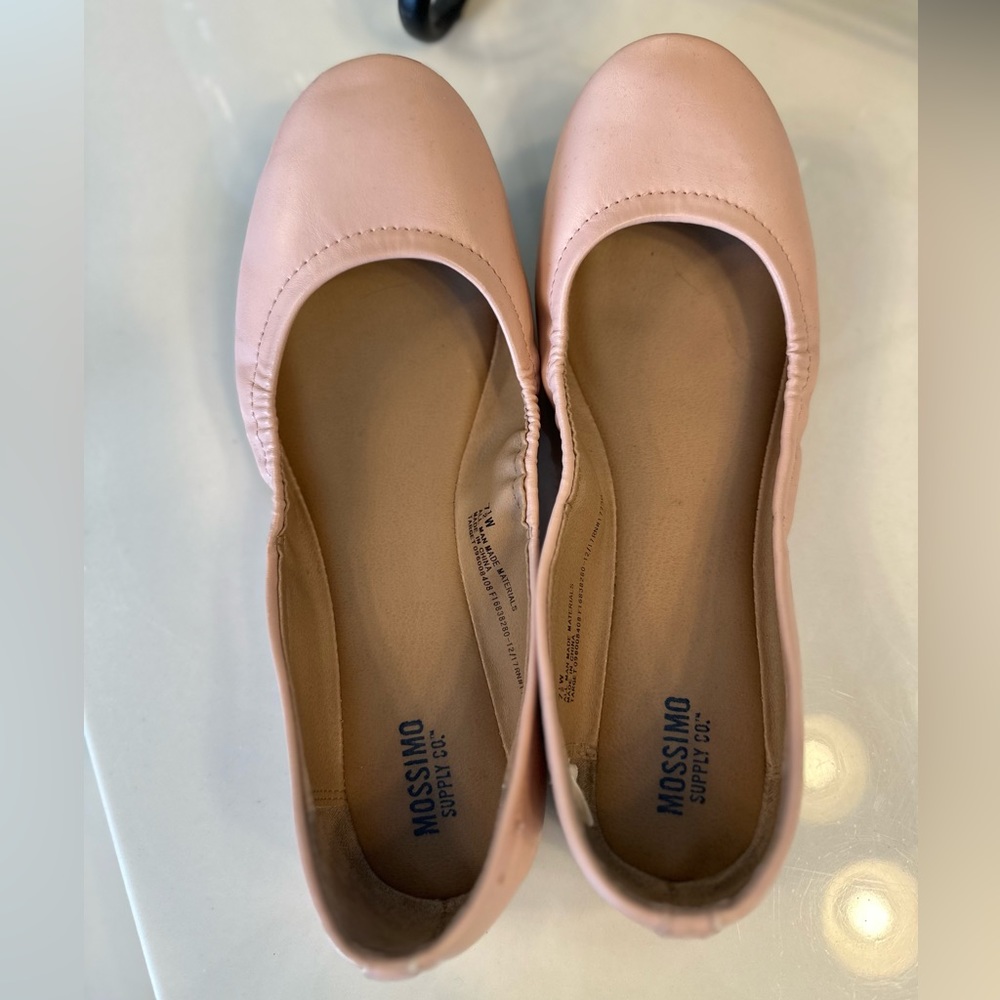 Blush ballet flats